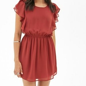 Forever 21 Dark Rust Dress